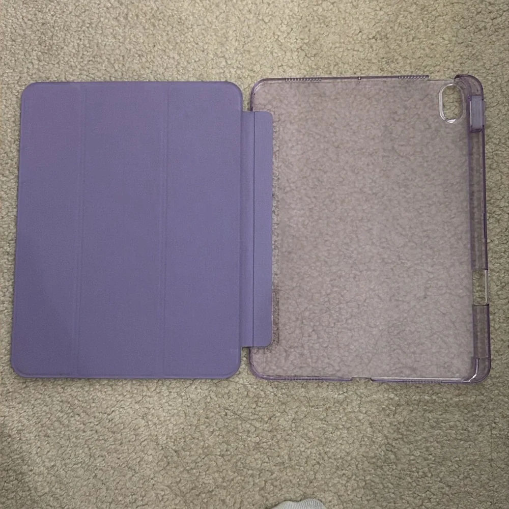 Purple iPad Air 11 Inch Case with Apple Pencil Holder